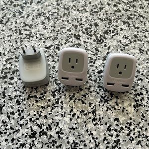 European Travel Plug Adapter 3 Pack